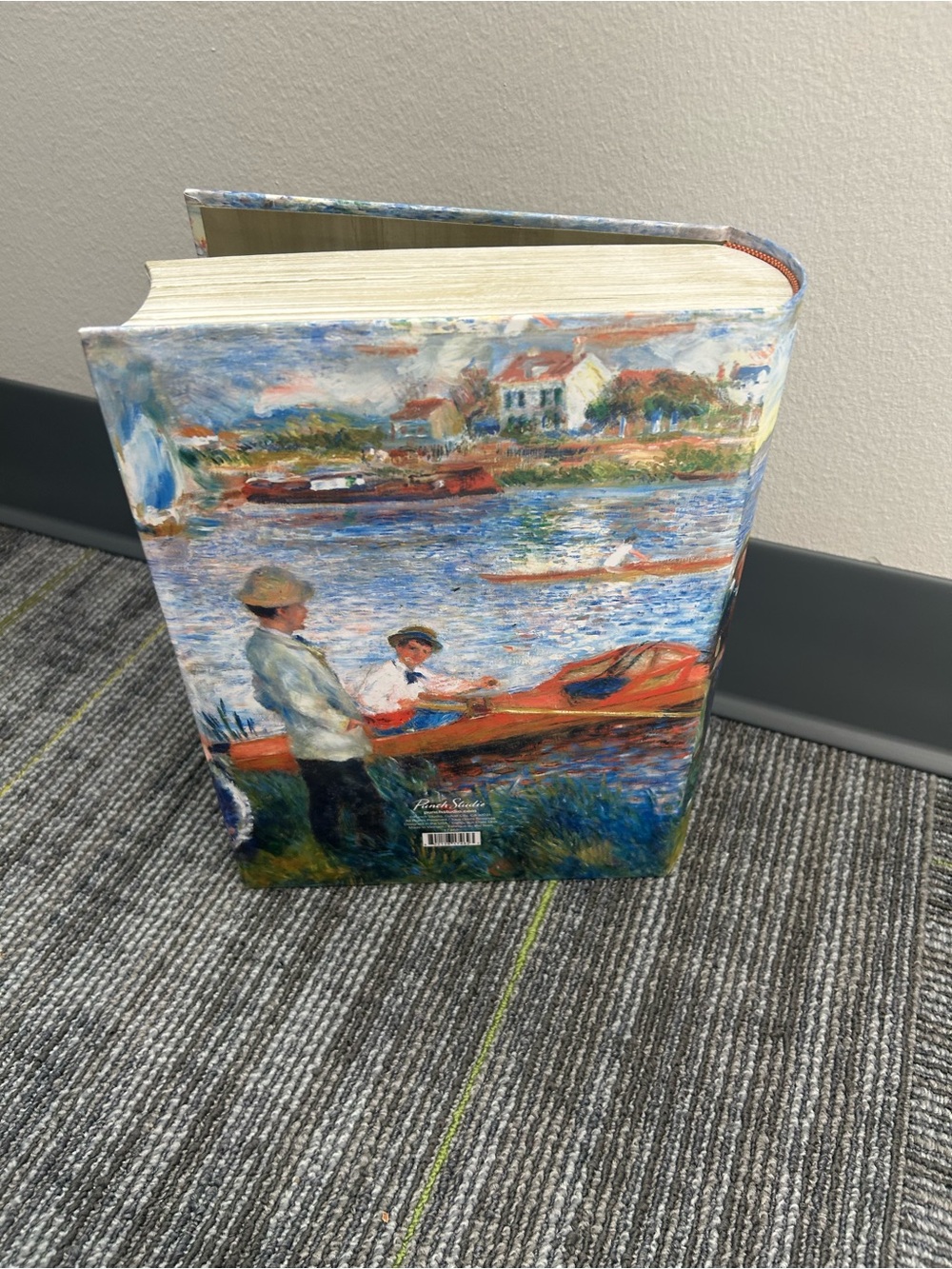 Impressionist River Scene Hardcover Book with Colorful Cover
